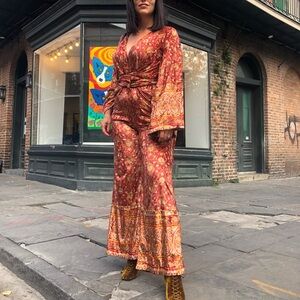 Free People Velvet Jumpsuit